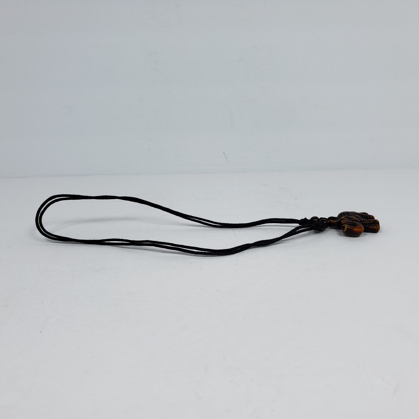 Vintage Adult Fashion Brown Elephant Tribal Adjustable Pendant Necklace 034