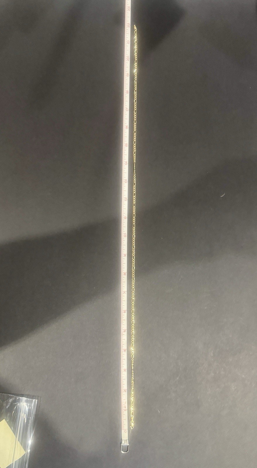 Solid 14K Yellow Gold Figaro Chain Necklace 20″ Long 4.15g Genuine Mens 4MM