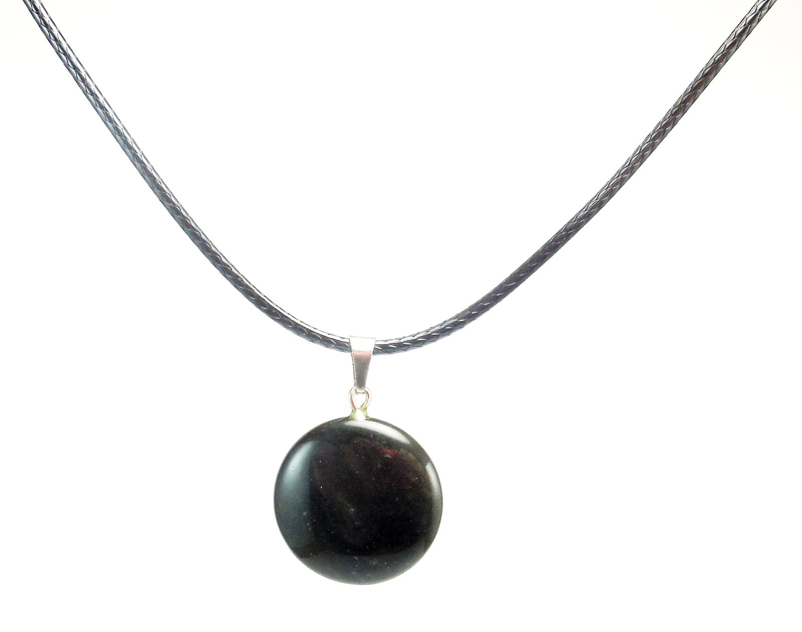 Christmas Santa Black Coal Charcoal Necklace for Naughty Kids and Adults