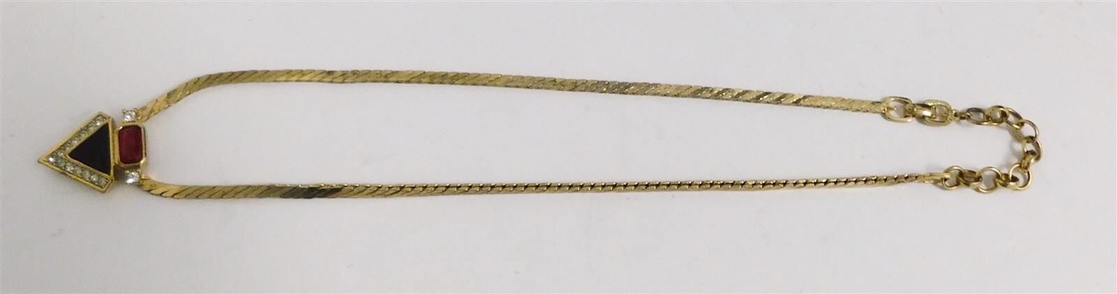 Grosse Germany Modernist Gold Plated Necklace