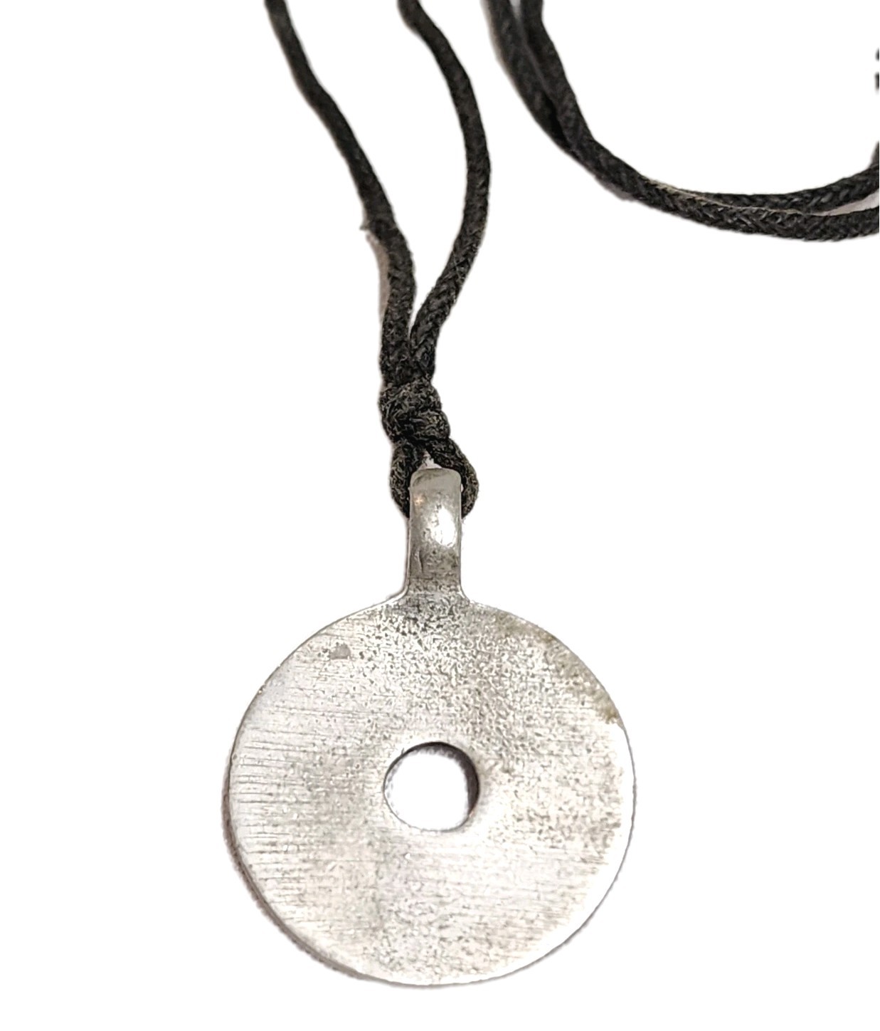 Zodiac Signs Pewter Pendant Charm Necklace Pewter Tone BlacK Cord Astrology
