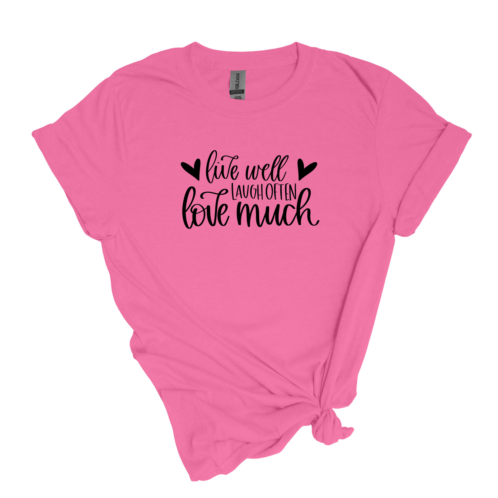 Live Well, Laugh Often, Love Much – Adult Unisex Soft T-shirt