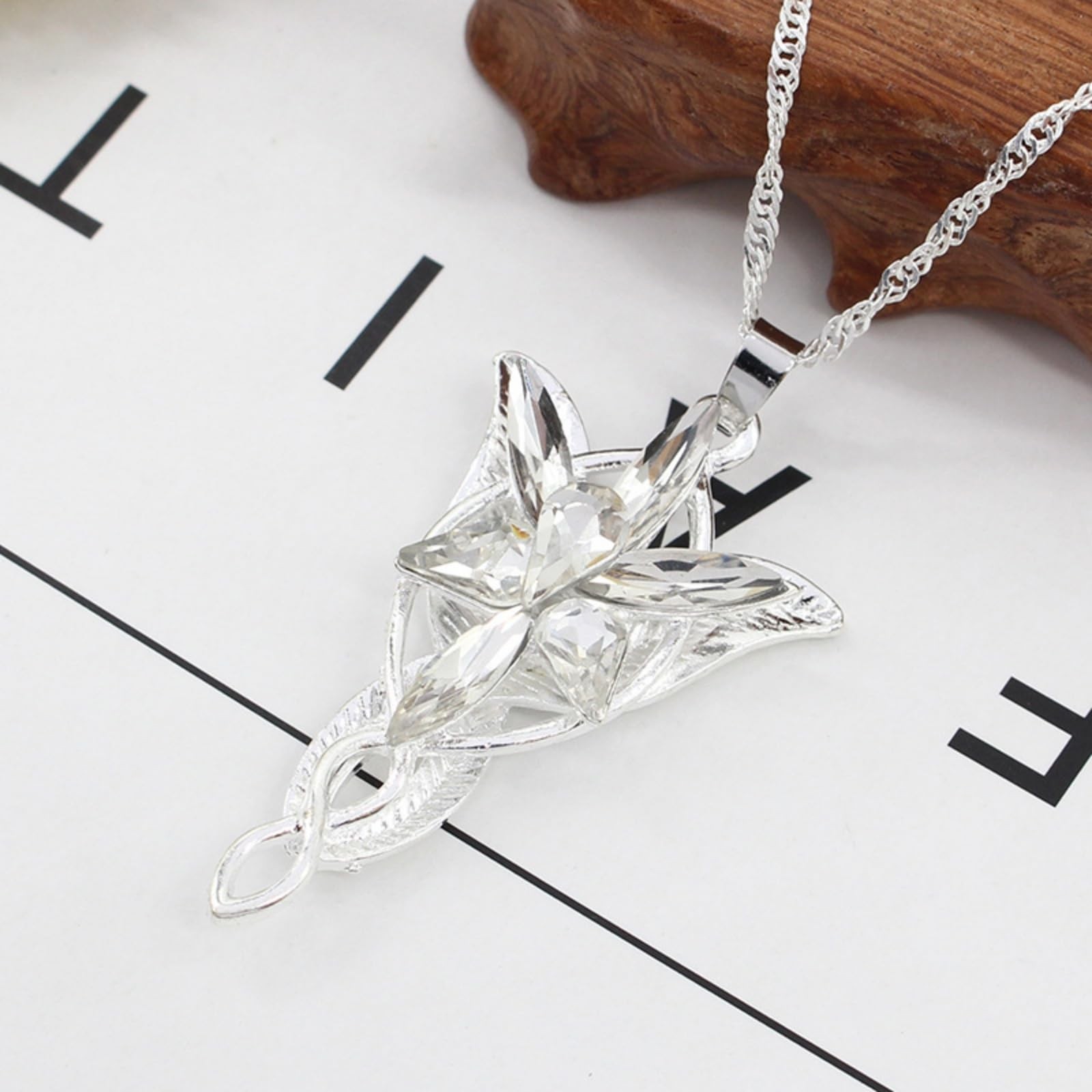 3 Pack Set Arwen Evenstar Pendant Necklace Costume Jewelry Cz Elven Sword and…
