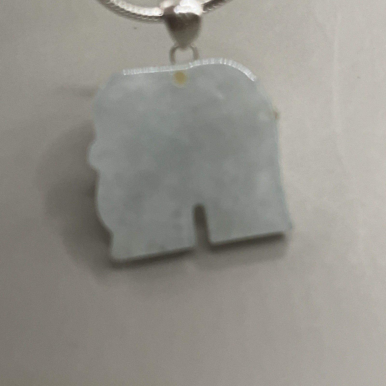925 Sterling Silver Elephant Harmony Pendant Necklace AVON