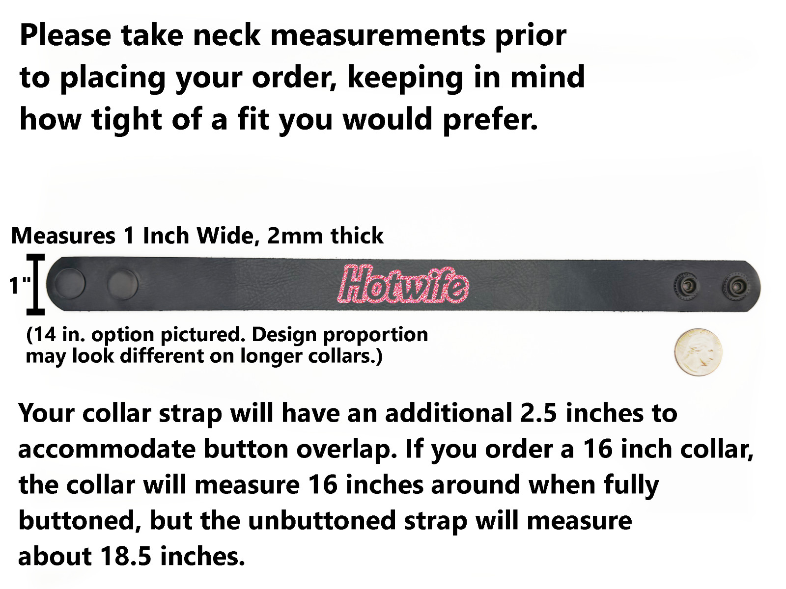 Hotwife Glitter Choker Collar Faux Leather Plus Size Necklace