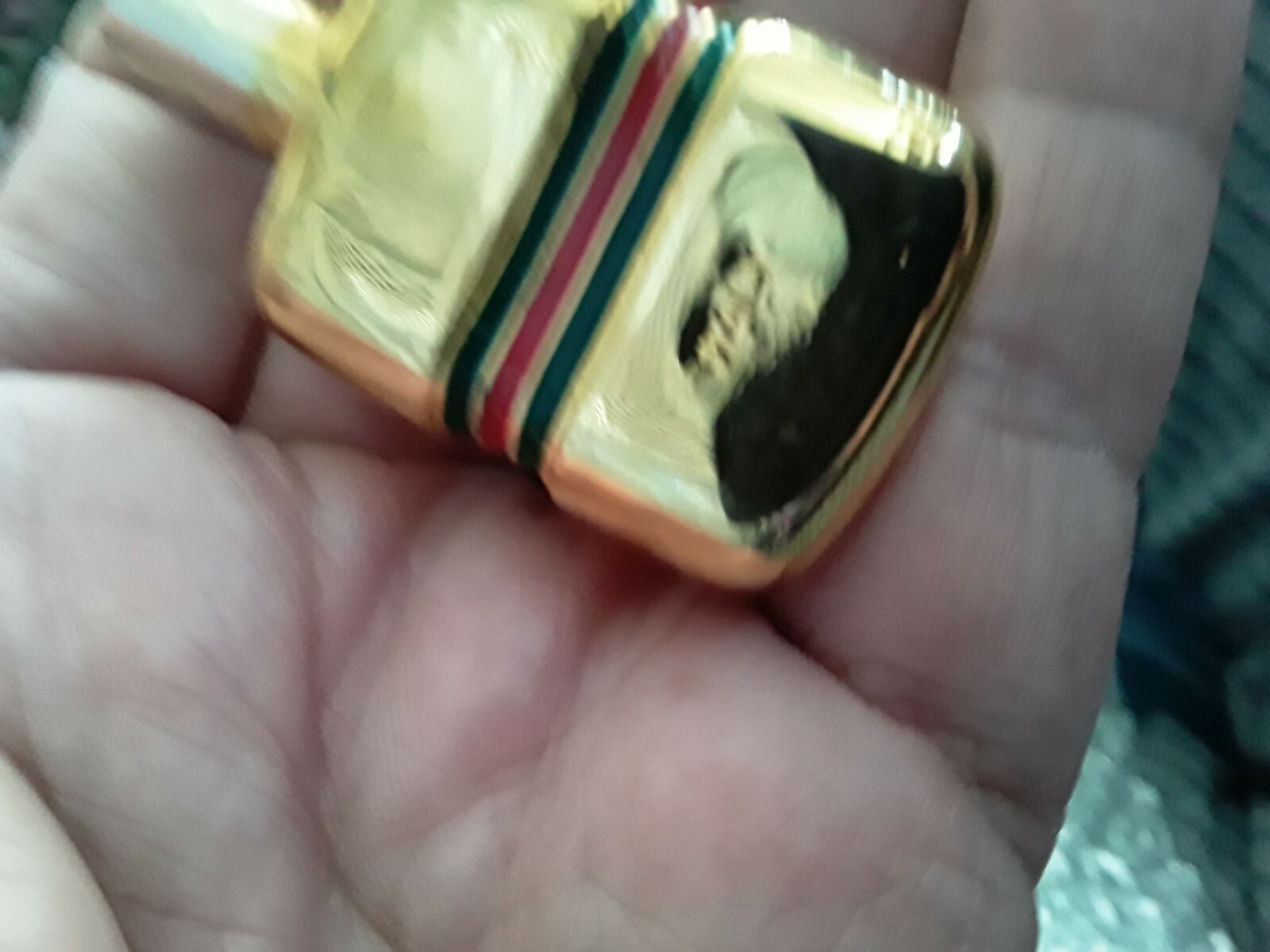 GUCCI SHERRY LINE PERFUME BOTTLE GOLDTONE FLASK
