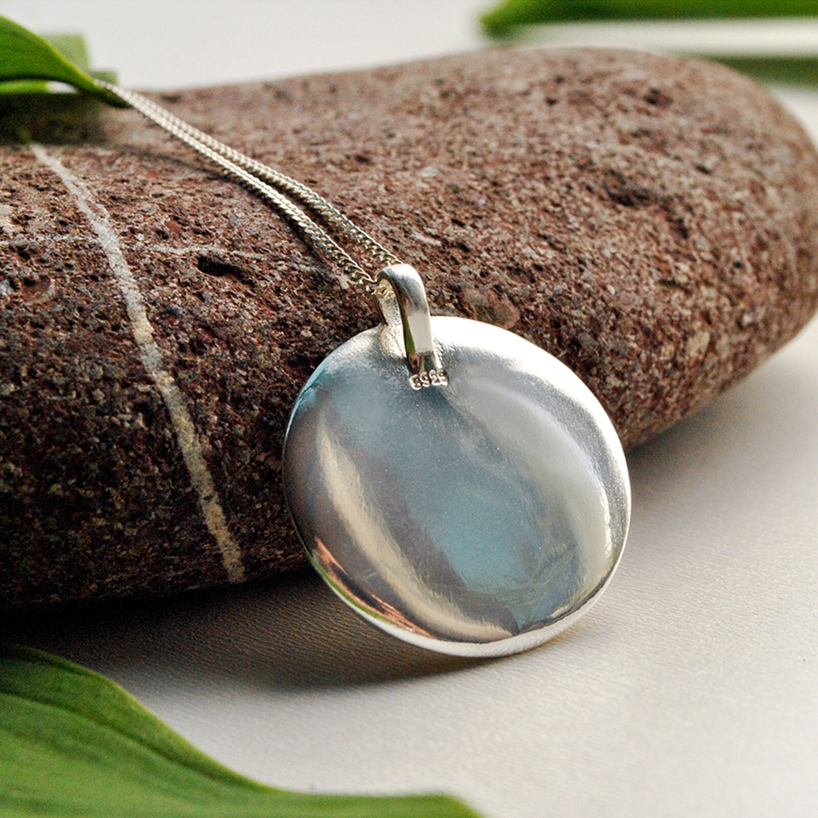 Moonlight and Ocean Wave Necklace