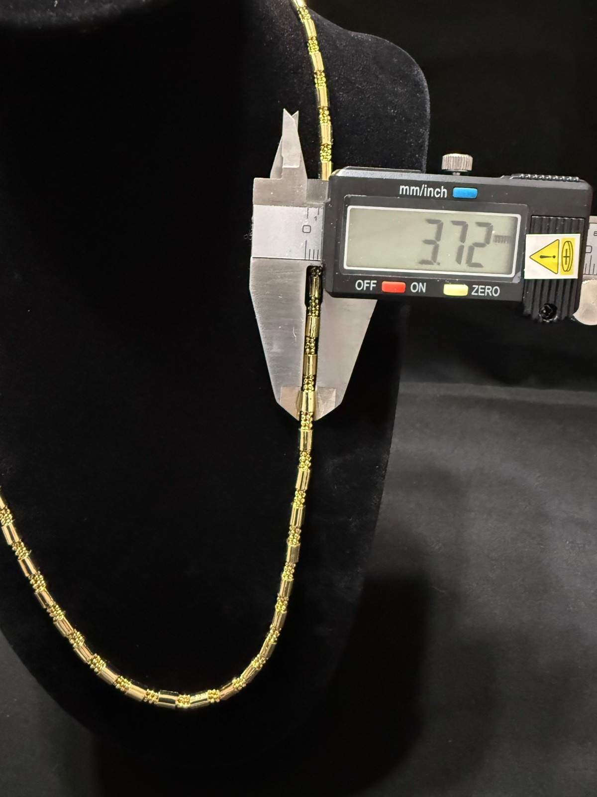 barrel chain necklace 14k gold filled 21 inch 3.5mm lobster clasp