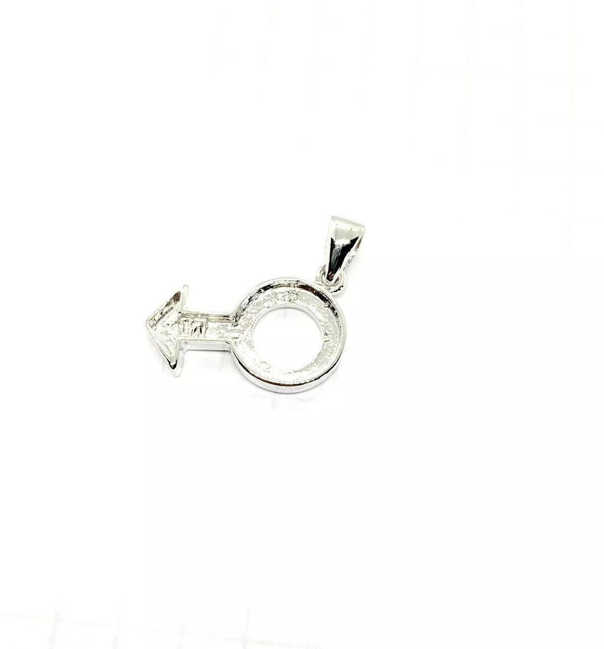 MALE SYMBOL PENDANT Charm Man/Men/Boy/Male Sex Sign 925 STERLING SILVER