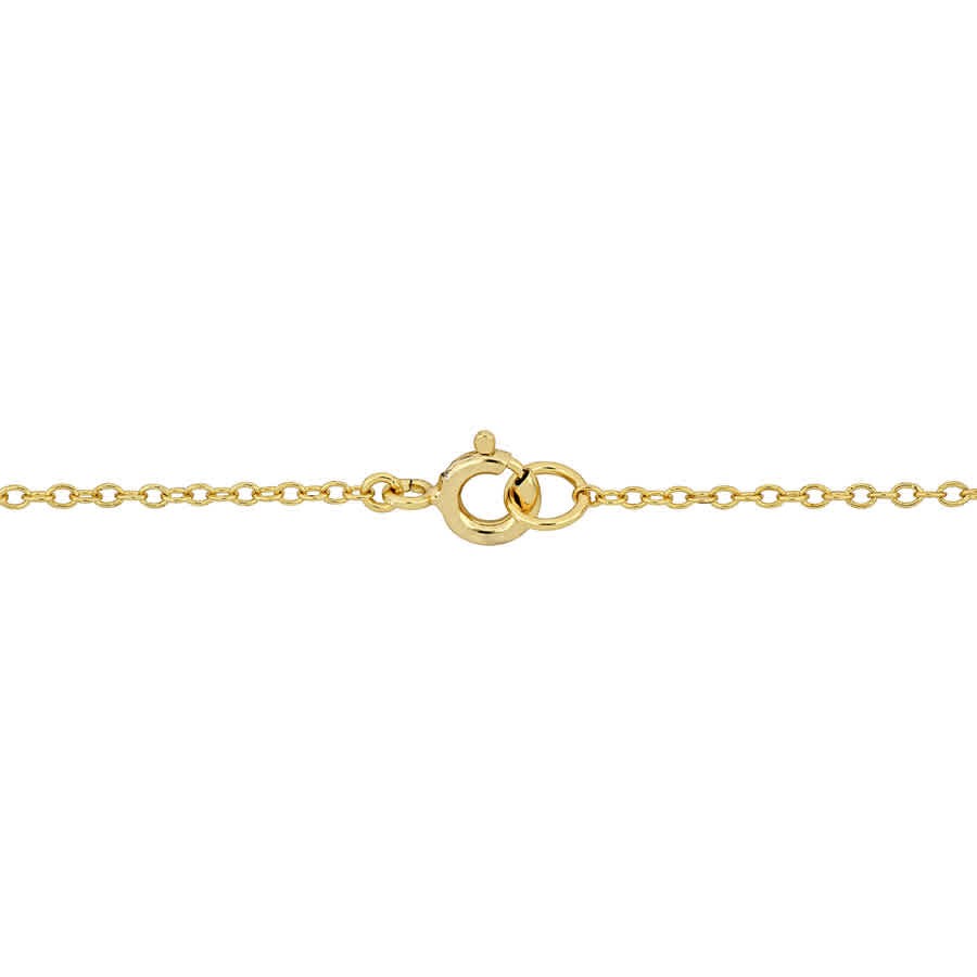 AMOUR 6.5-8.5 Mm Cultured Freshwater Pearl Tin Cup Necklace In 18k Gold Plated