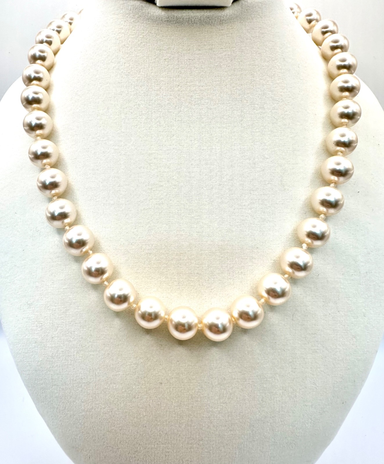 🤍 Classic Elegance! Cookie Lee Hand-Knotted Pearl Necklace NWT Bridal Wedding