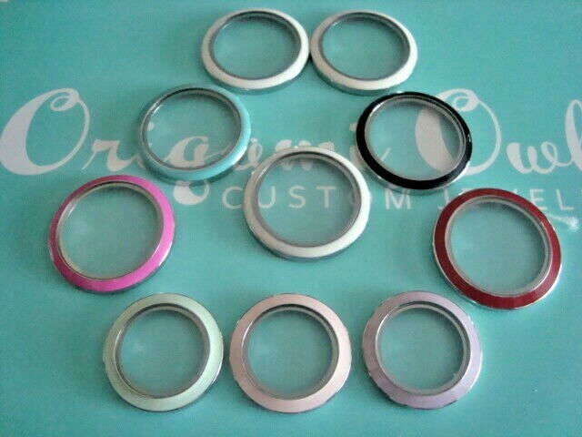 Origami Owl “Your Choice” Medium & Large Enamel Twist Face Plate “New” + A