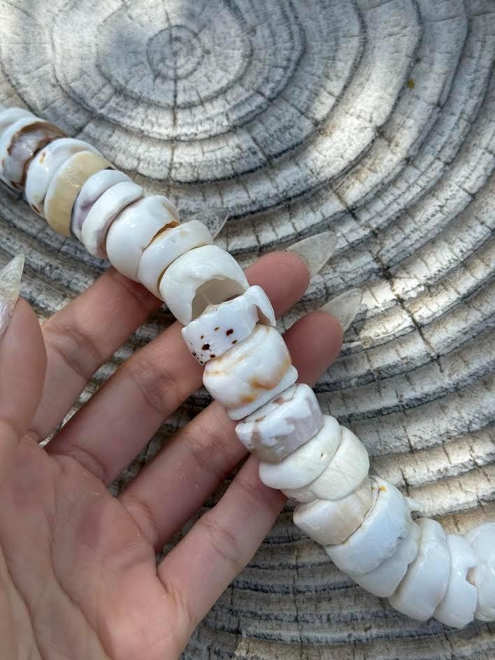 Hawaii Souvenir Surfer Jewelry Genuine Authentic Natural 26″ Puka Shell Necklace