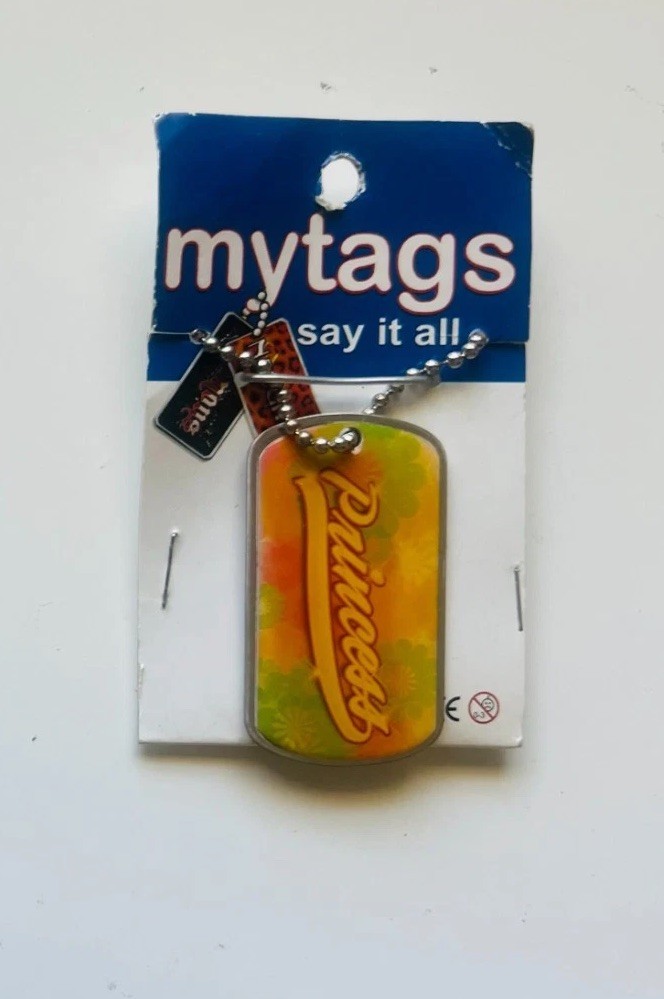 My-tags Say it All(Dog Tag Necklaces)Metal-Your Select(PRINCESS-FAMOUS-ROOK Star
