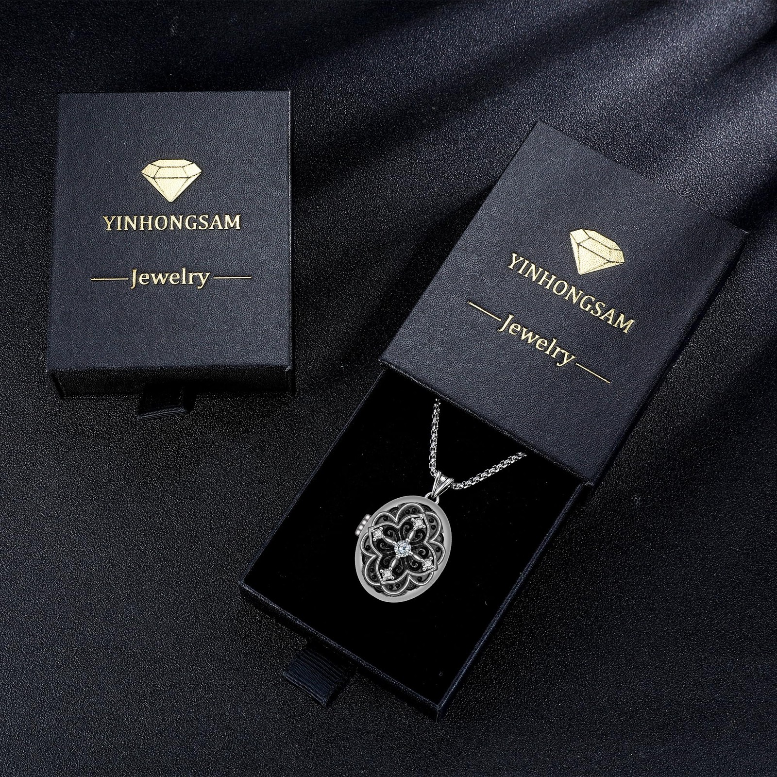 925 Sterling Silver Heart Dog Paw Locket Necklace,That Holds Pictures Persona…
