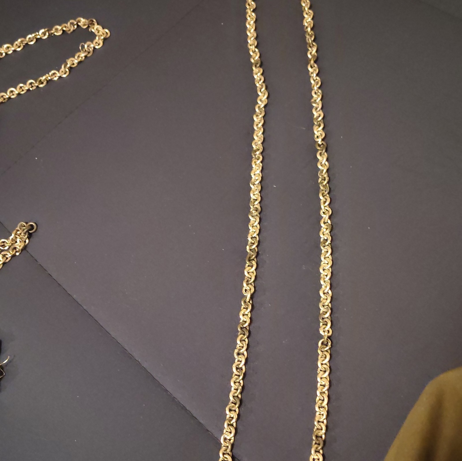 240 Gram Tantalum Iridium Platinum Cable Chain 30′ Length 80/11/9%