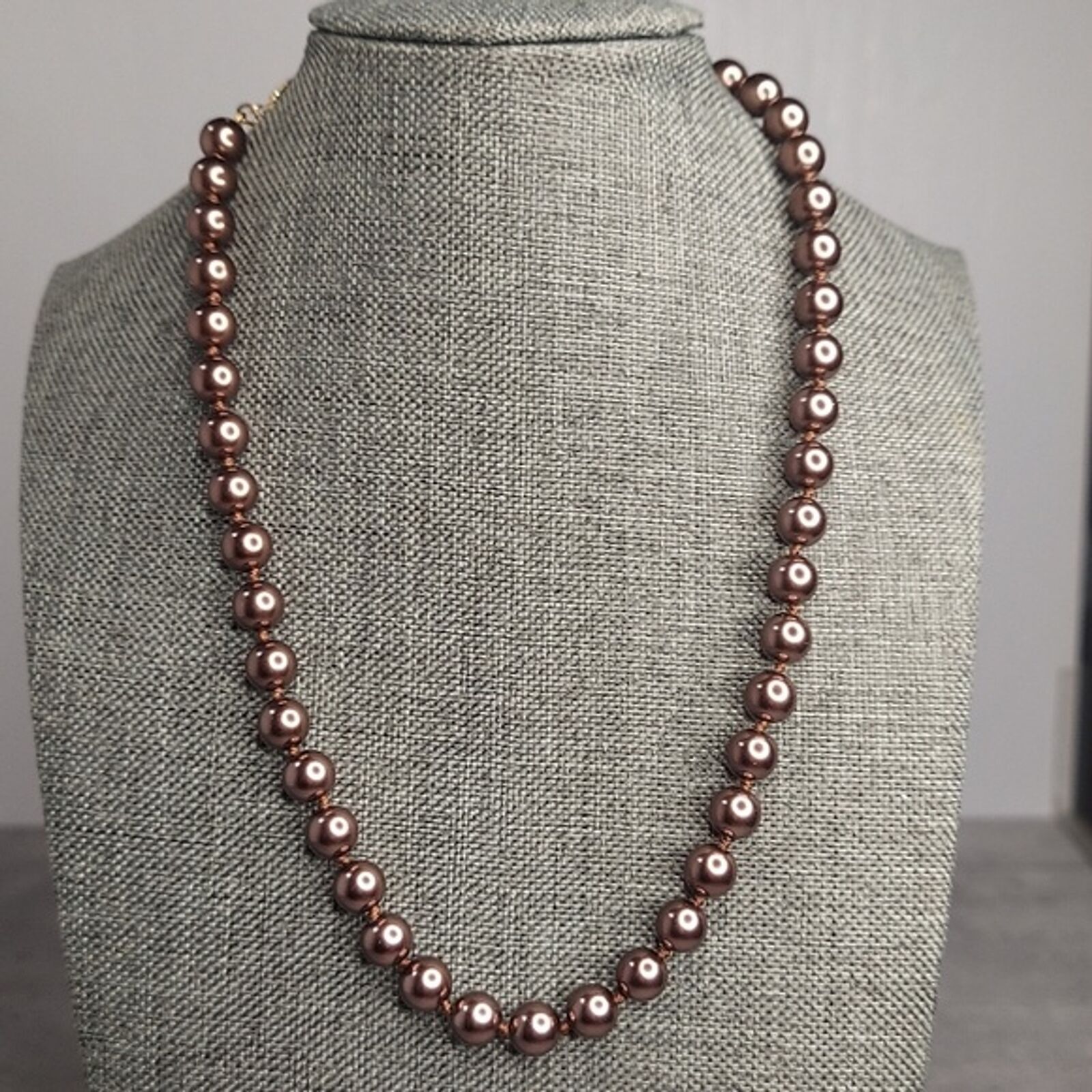 RMN Roman Bronze pearl necklace