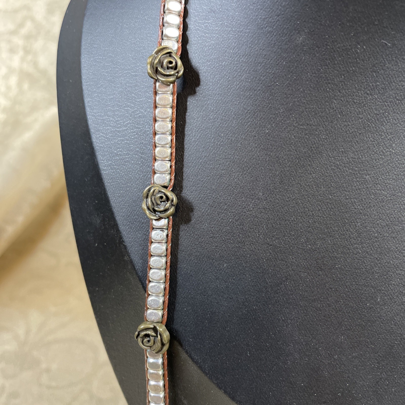 Boho Wrap Bracelet/Long Layering Necklace Combo. Excellent Condition.