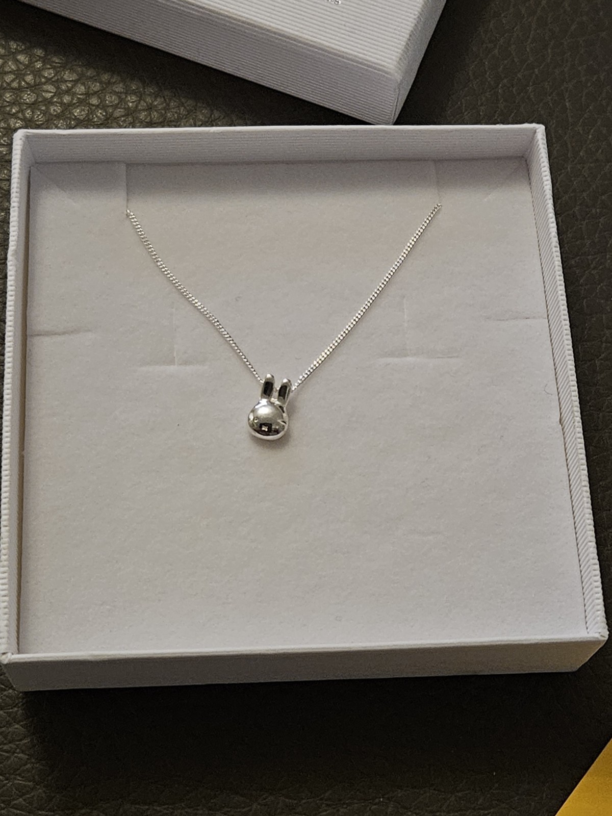 Official Miffy Medium Head Necklace Sterling Silver Handmade in the UK