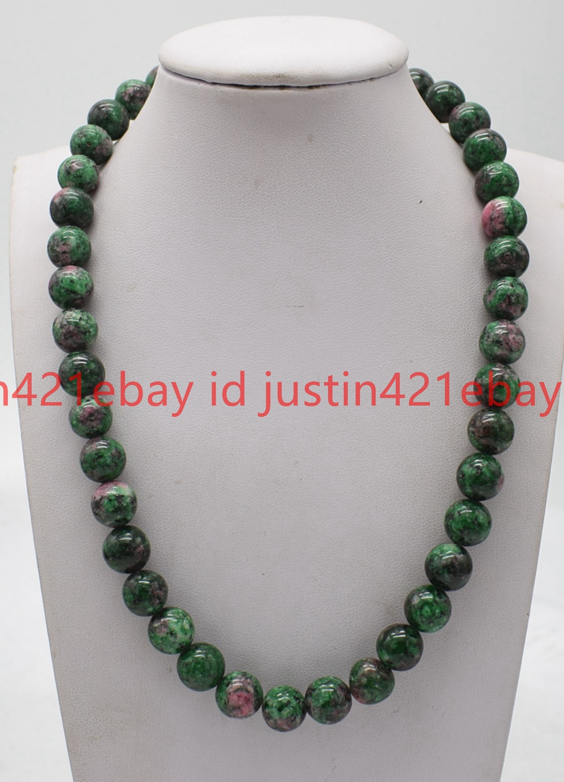 Pretty 6/8/10/12mm Natural Multicolor Gemstone Round Beads Necklace 18″ AAA+