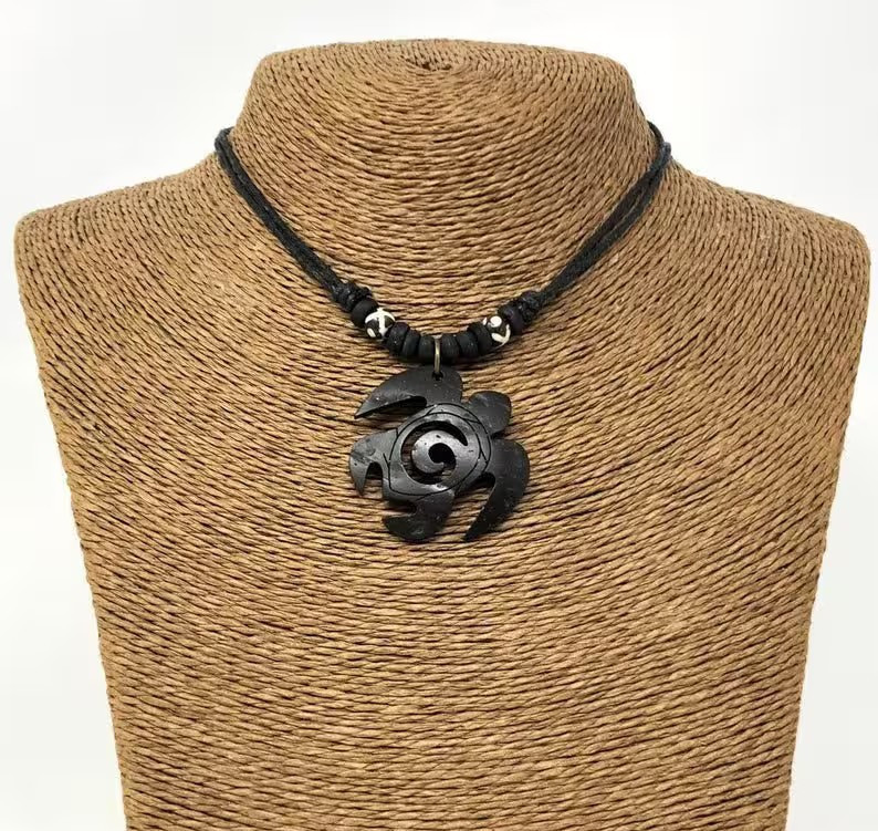 Sea Turtle Pendant Necklace Adjustable Cord Unisex Multiple Styles 17-28 Inch