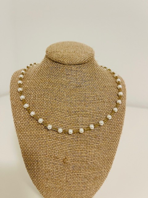 Beaded Necklace 9 handmade beaded necklaces in various lengths.