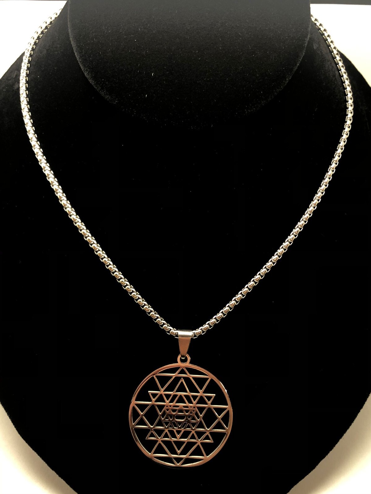 Salomon’s king star pendant free 19″ s steel chain Good luck prosperity