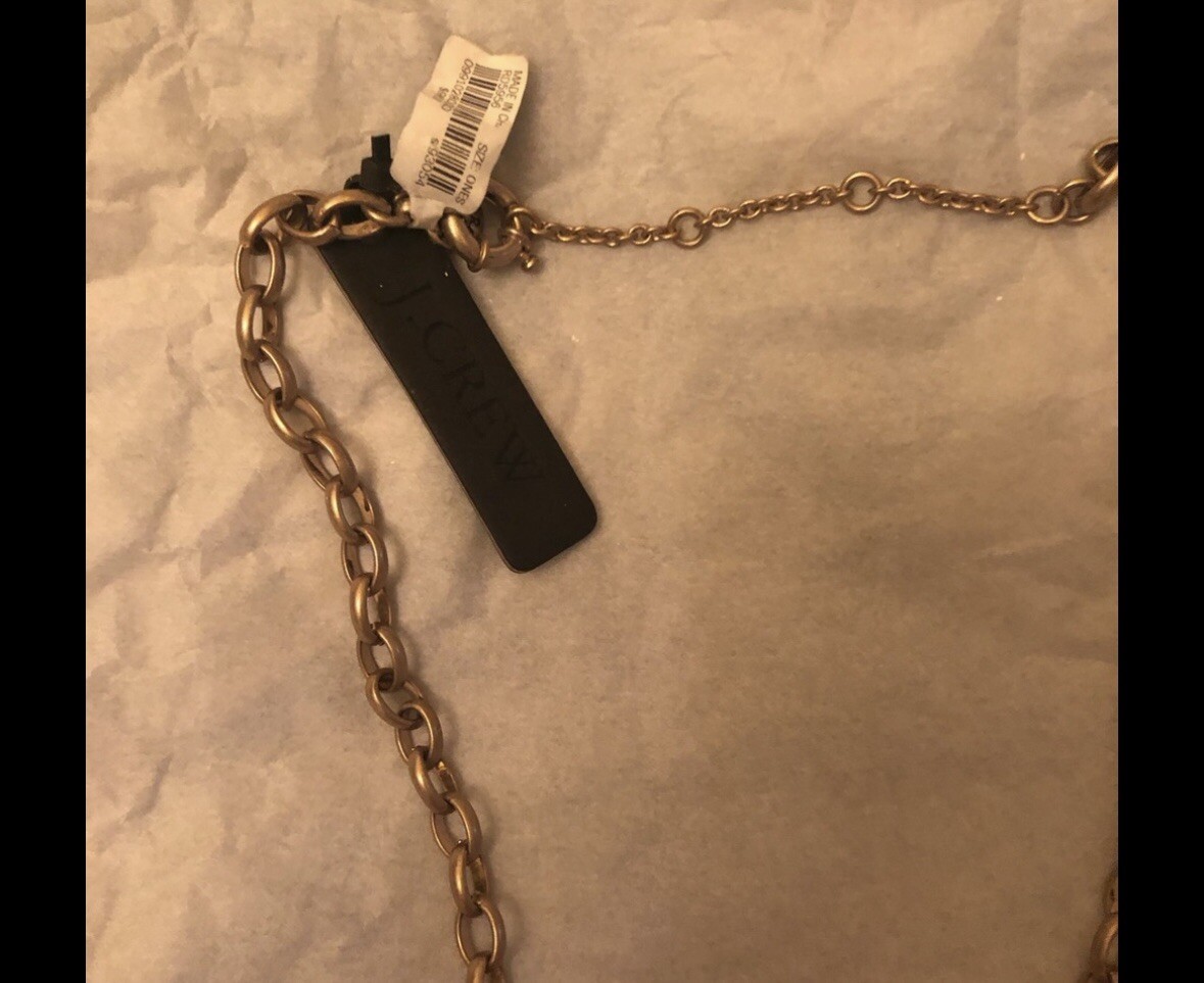 J Crew brulee necklace Bright Color Magnificent Showpiece Classic Statement