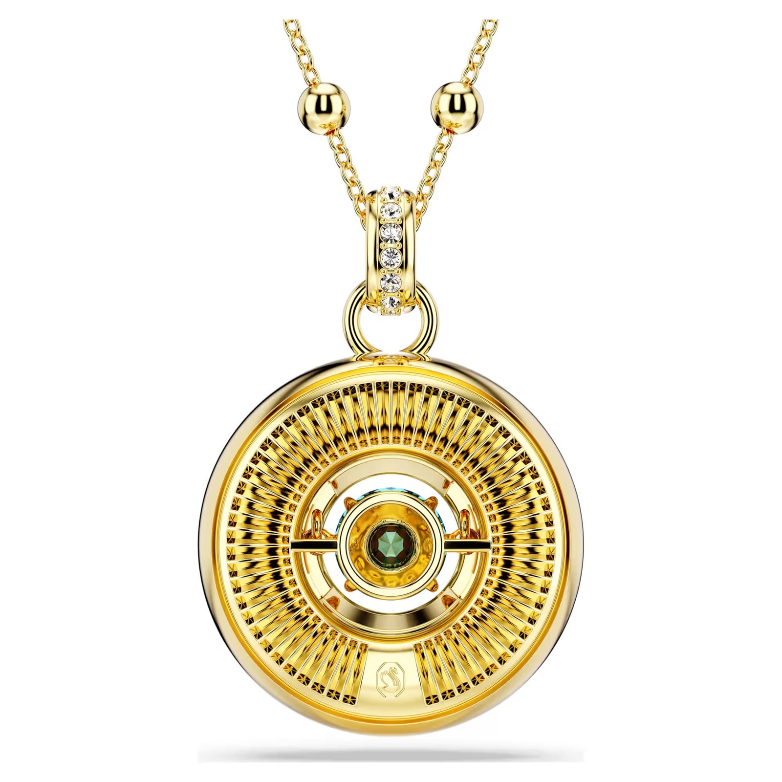 Swarovski Symbolica Pendant, Evil Eye, Medium, Multicolored, Gold Tone 5692166