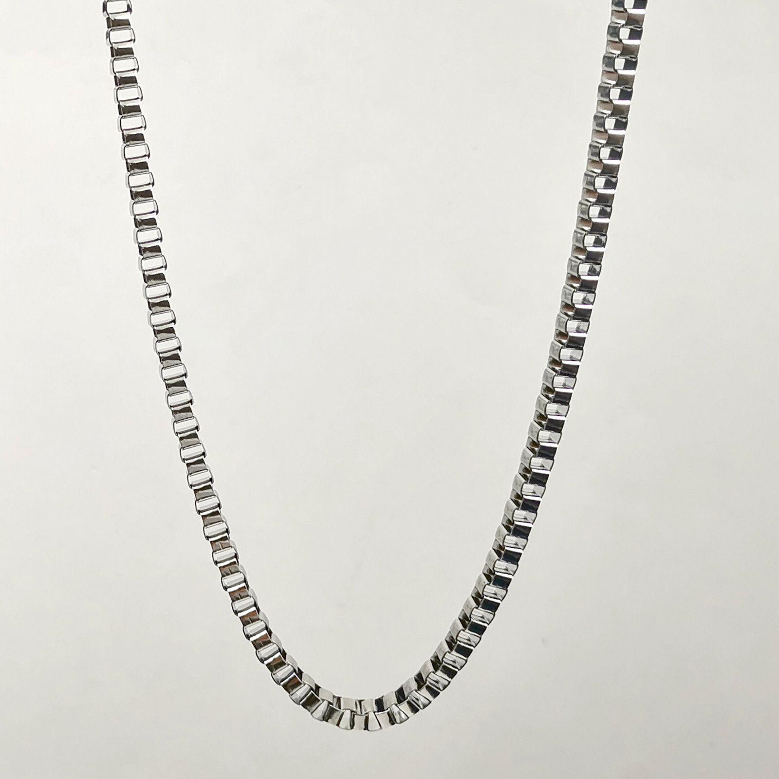 Box chain rare 4mm Venetian stainless steel DIY necklace bracelet Anklet 3/5/10M