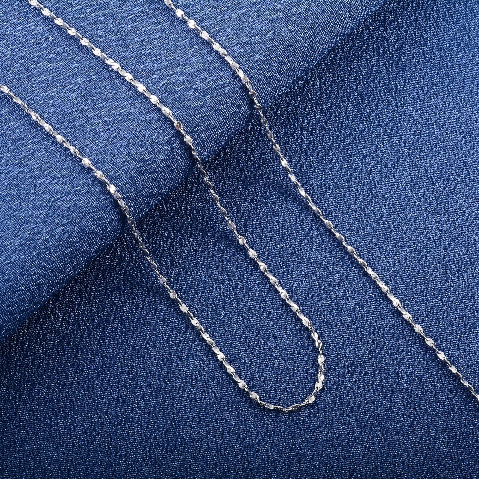 Necklace Chain Choker Dainty Glitter Steel Women, 14/30 inches 1.2/1.5/1.8mm