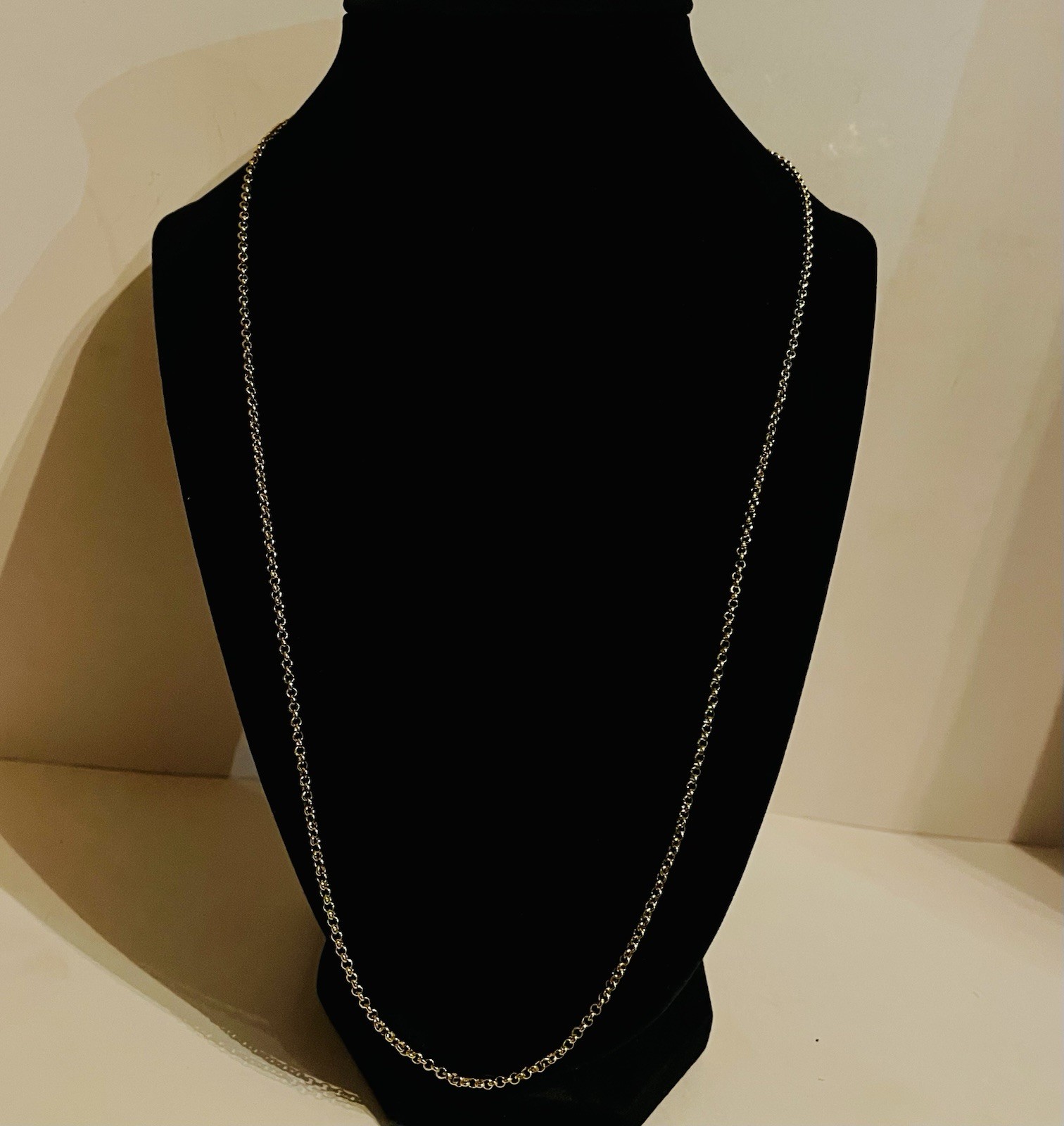 Authentic Origami Owl 24-26″ Gold Tone 2mm Rolo Chain NEW ***Read*** (Ref#132)