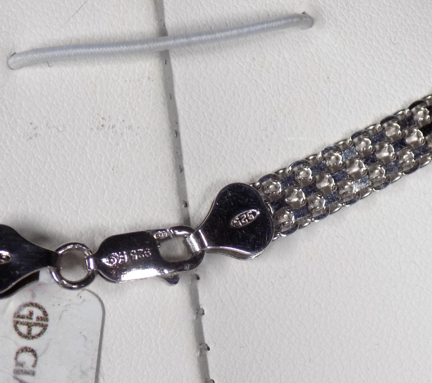 Cubic Zirconia Necklace 925 Sterling Silver Mesh White Colorless Circle Pendant