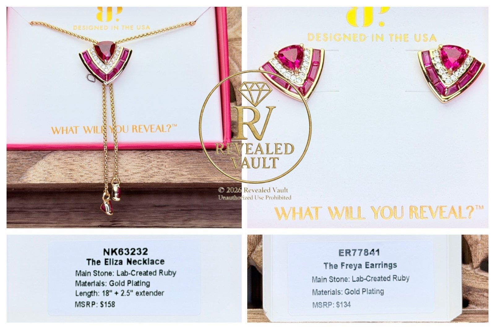 The Eliza Necklace & The Freya Earrings – July Birthday 2026