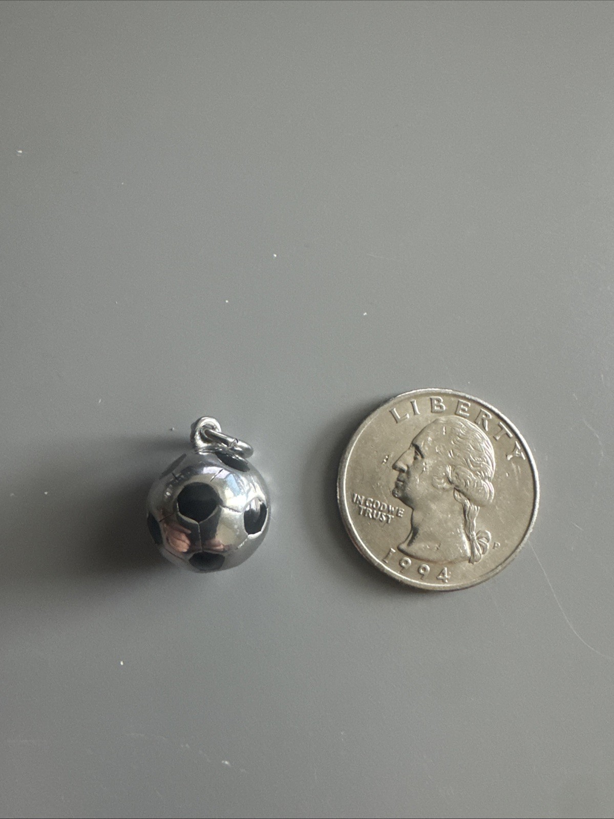 Stainless Steel Soccer Football Pendant Chain Gift Men’s World Cup