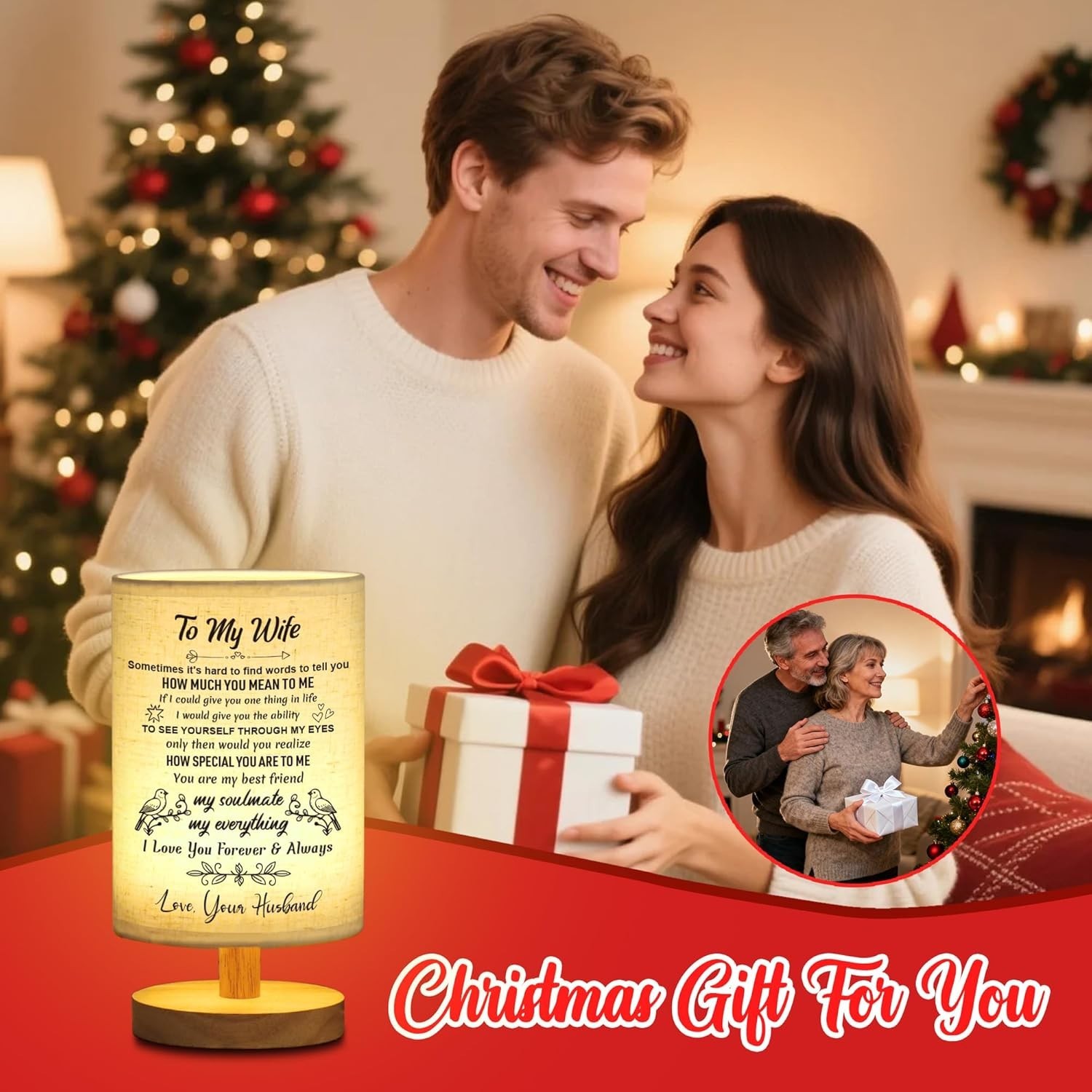 LED Light Valentines Day Gift For Wife Anniversary Gifts Ideas Birthday Present