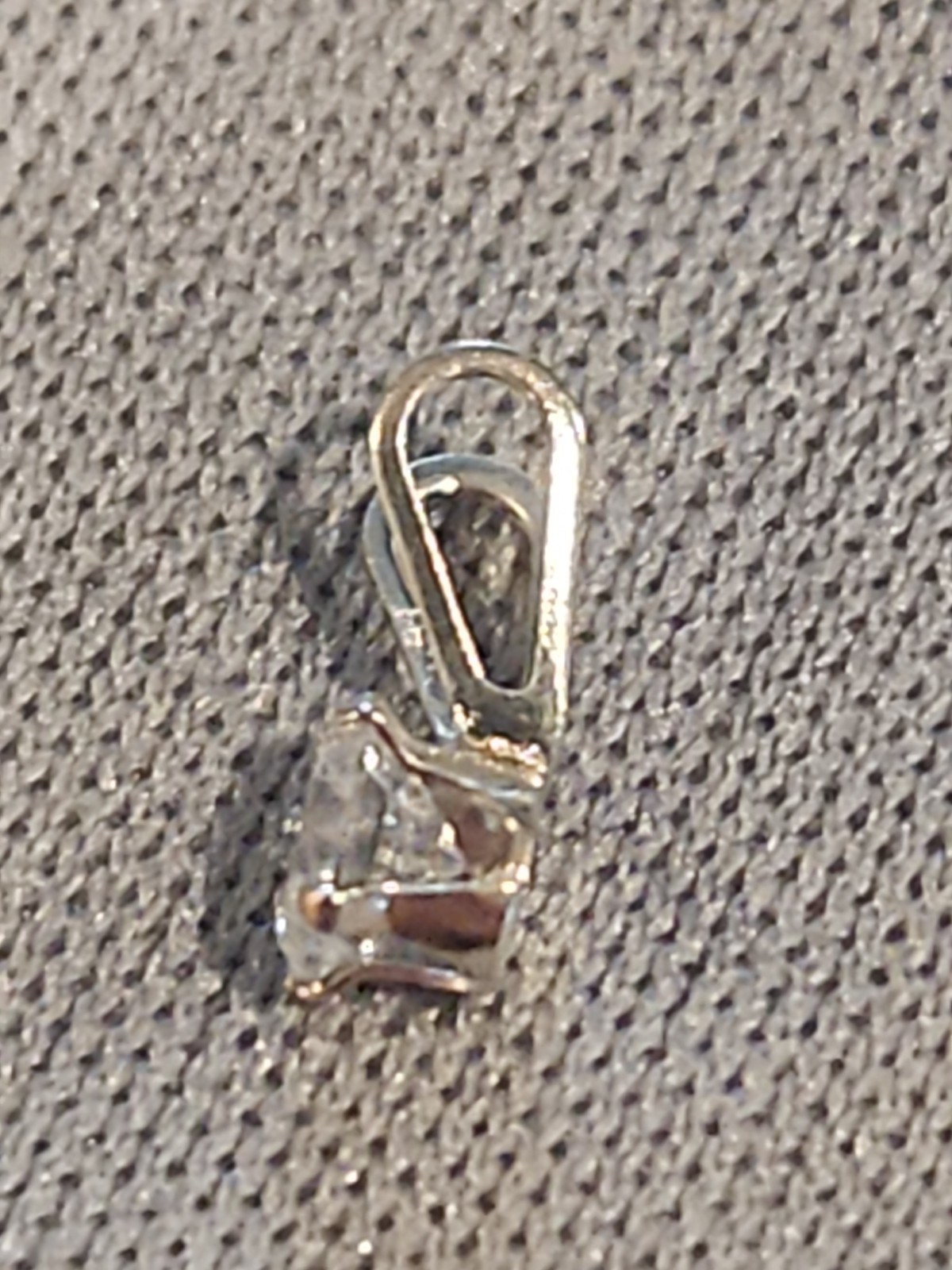 DAINTY Sterling Silver Pendant 1.5MM BAIL. 9.5mm Overall Length