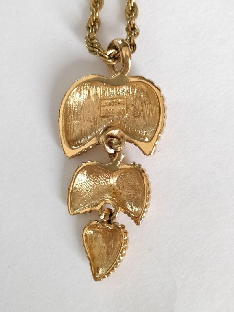 LANVIN Germany Necklace Gold Multi-color