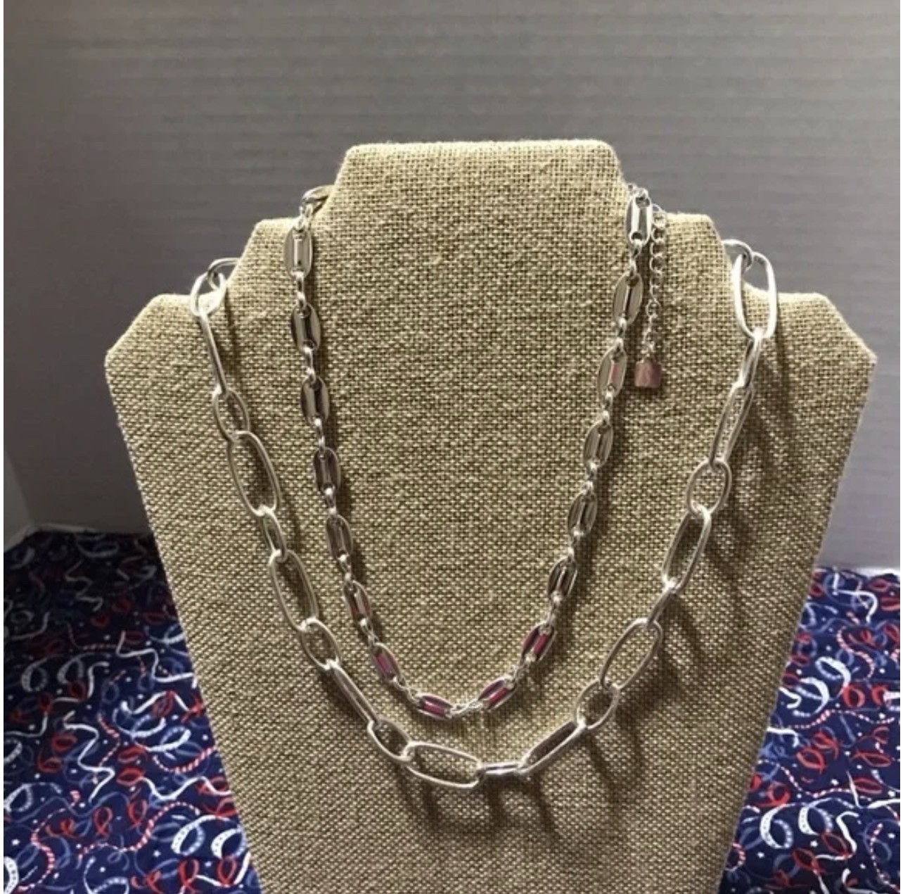 Park Lane Matte Silver Trudy 2 Strand Layering Necklaces BNWT 17” & 20” Extender