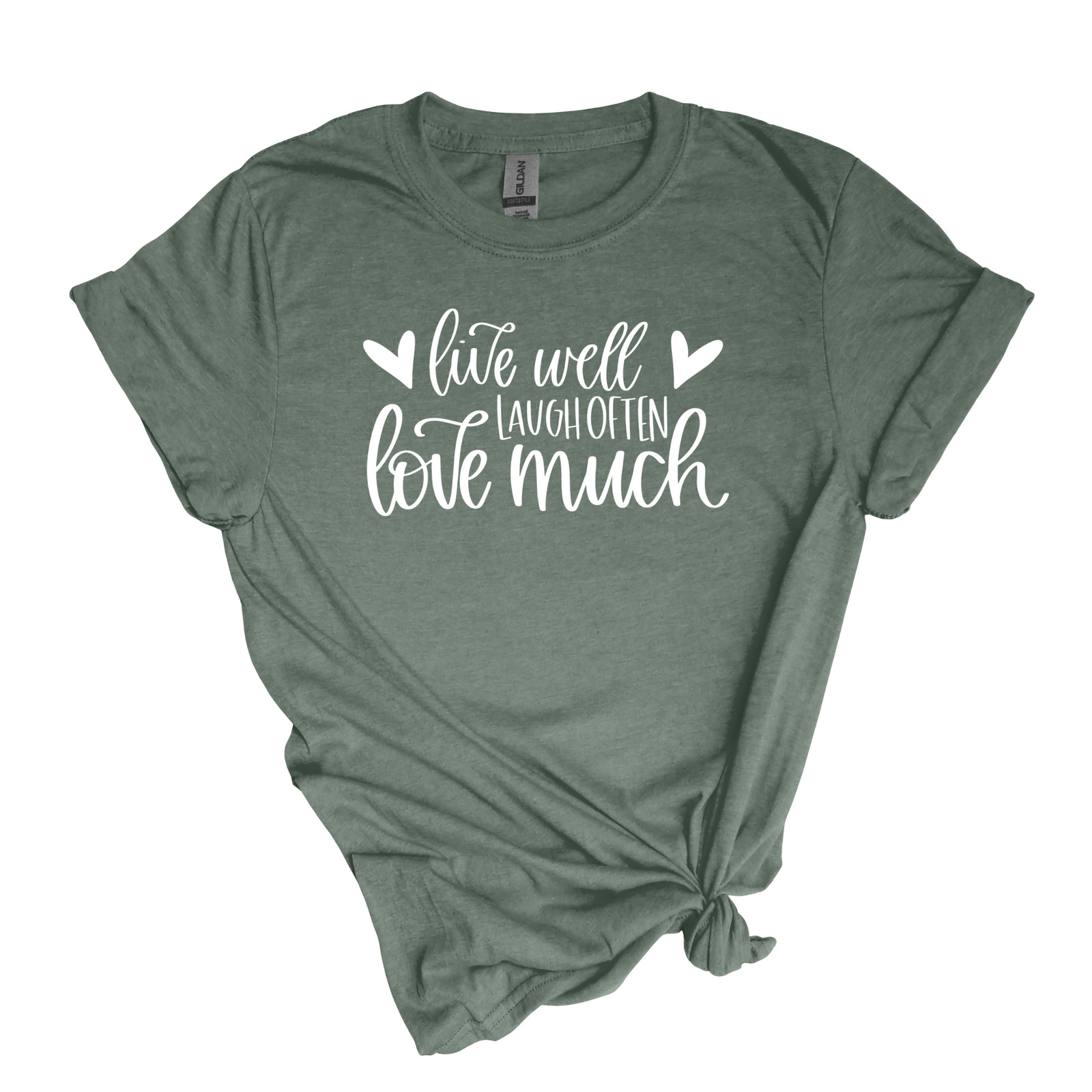 Live Well, Laugh Often, Love Much – Adult Unisex Soft T-shirt