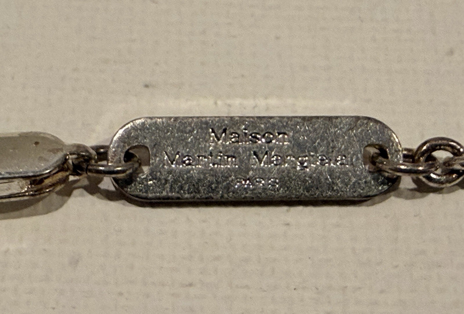 Maison Margiela Line 11 Unisex Silver Chain Bottle Cap Replica Pendant Necklace