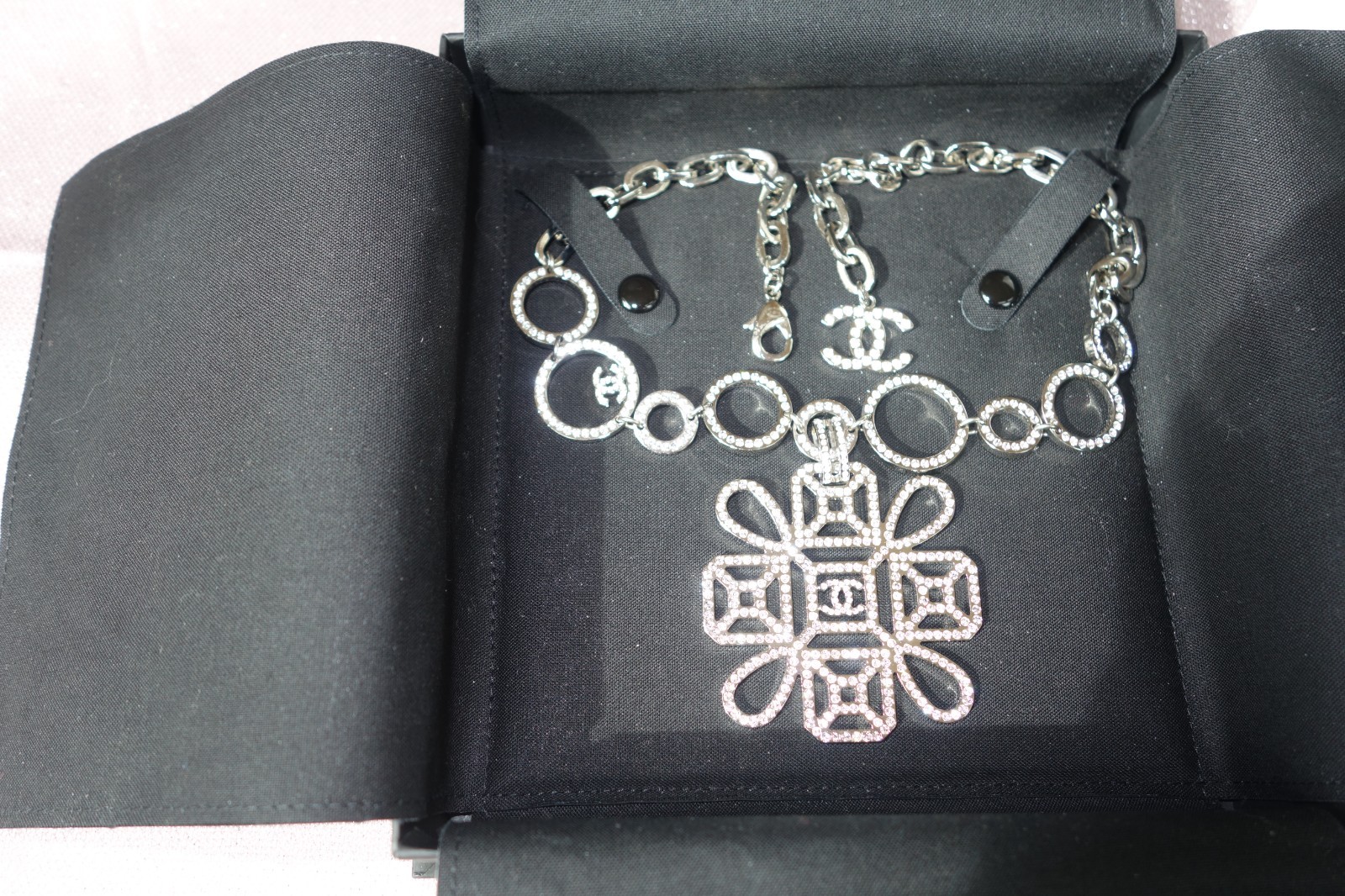 Authentic Chanel Crystal Necklace – Excellent Condition – Last Chance