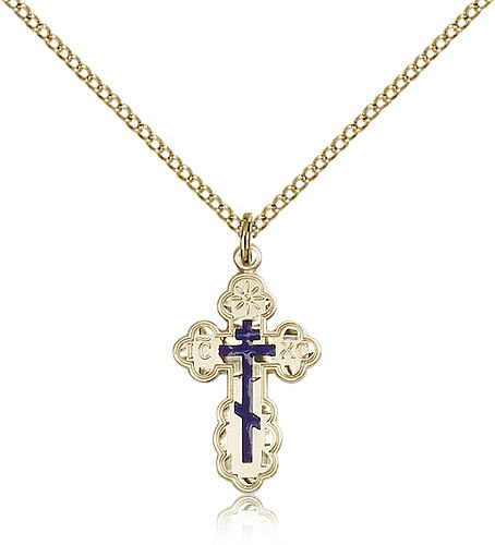 Gold Filled Cross Necklace For Women On 18 Chain – 30 Day Money Back Guarantee