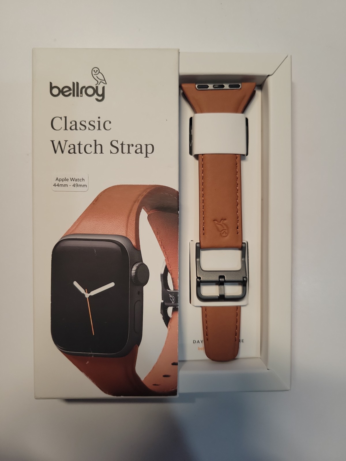 Apple Watch Strap 44-49mm Classic Band Terracotta Bellroy TCWB-TER 135