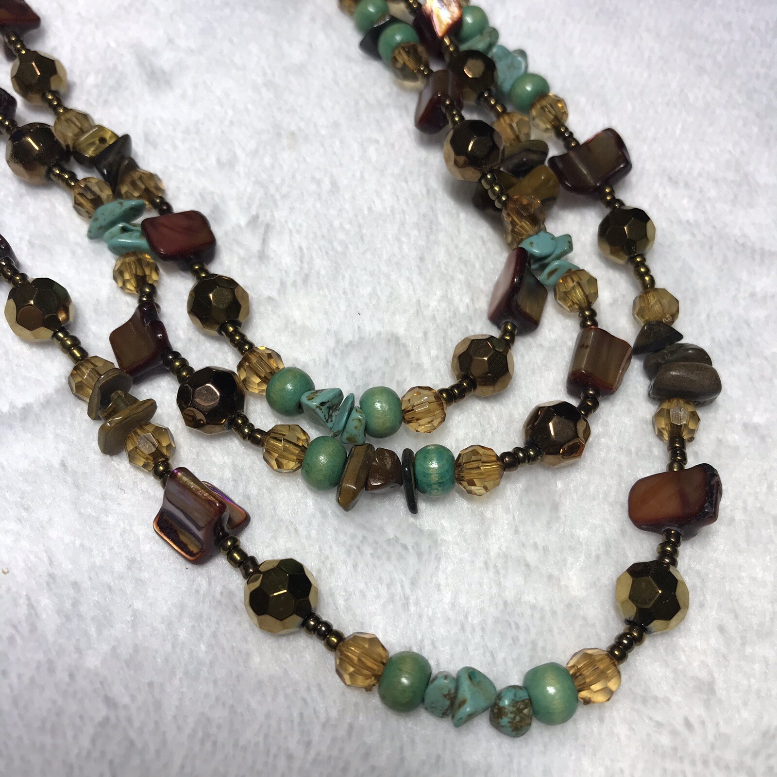 Beautiful Multi Layered Beaded Necklace