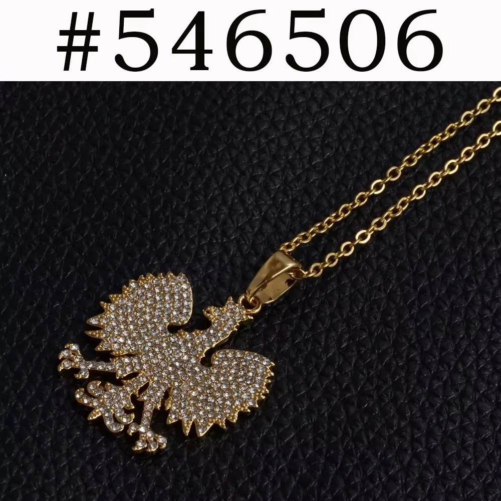 Symbol Eagle Necklace Polska Poles Poland Pendant Fashion Jewelry Accessories