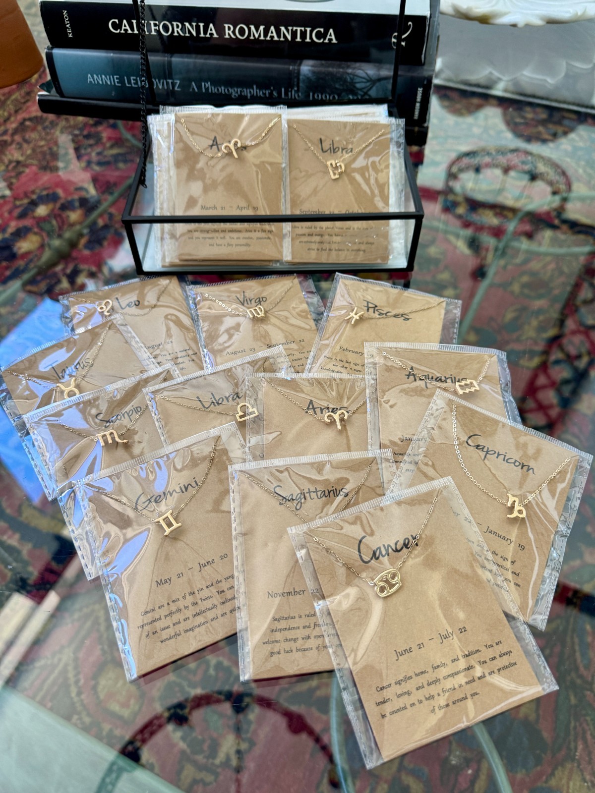 Horoscope Zodiac Necklaces All Signs Leo Wholesale Lot of 34 NEW in package