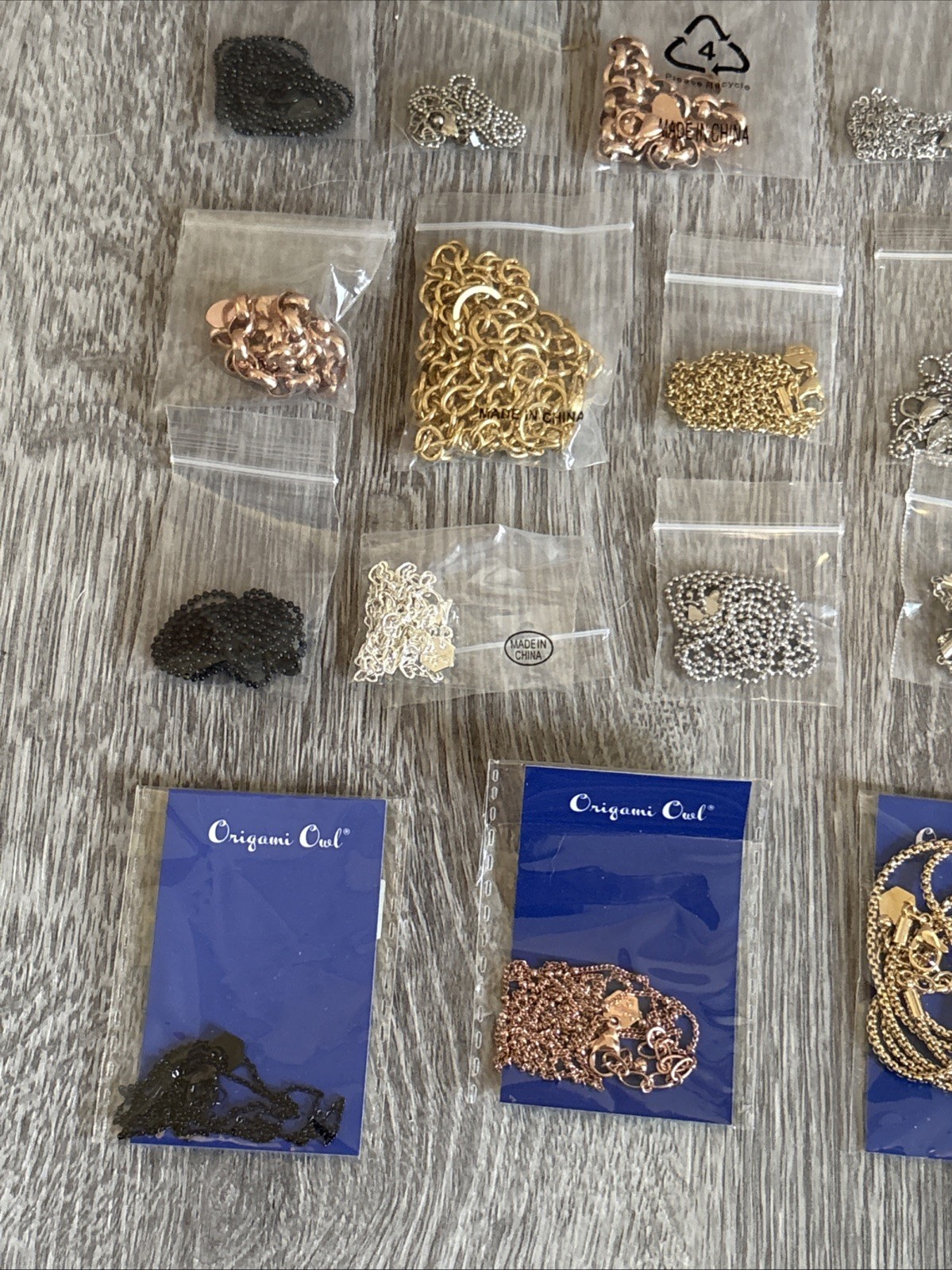 Origami Owl Assorted Styles Colors Chains Necklaces Lot Of 24