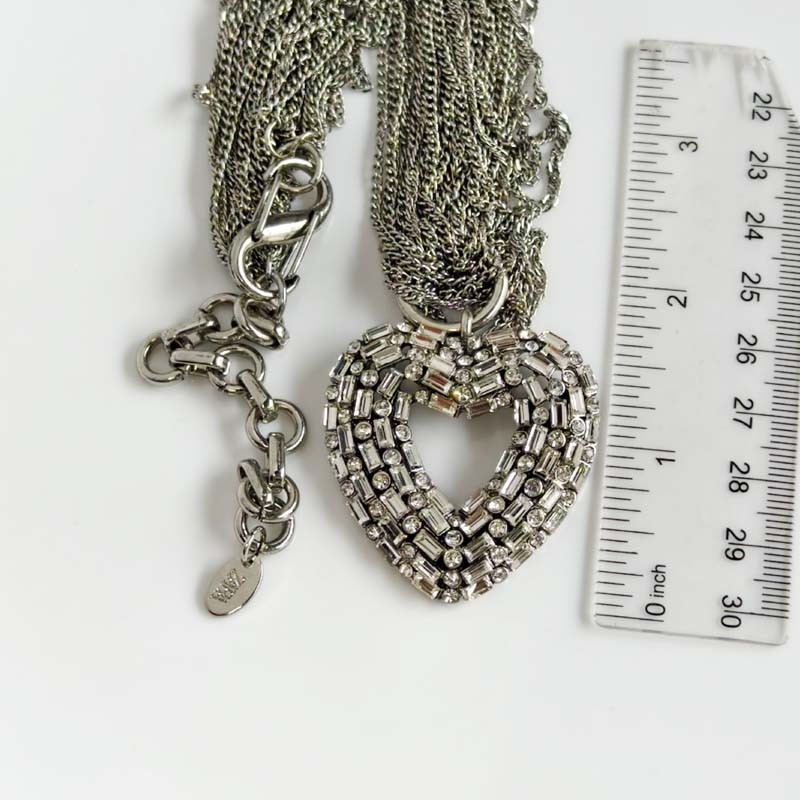 16″ Zara Heart Pendant Statement Necklace Gift Chic Women Party Vacation Jewelry