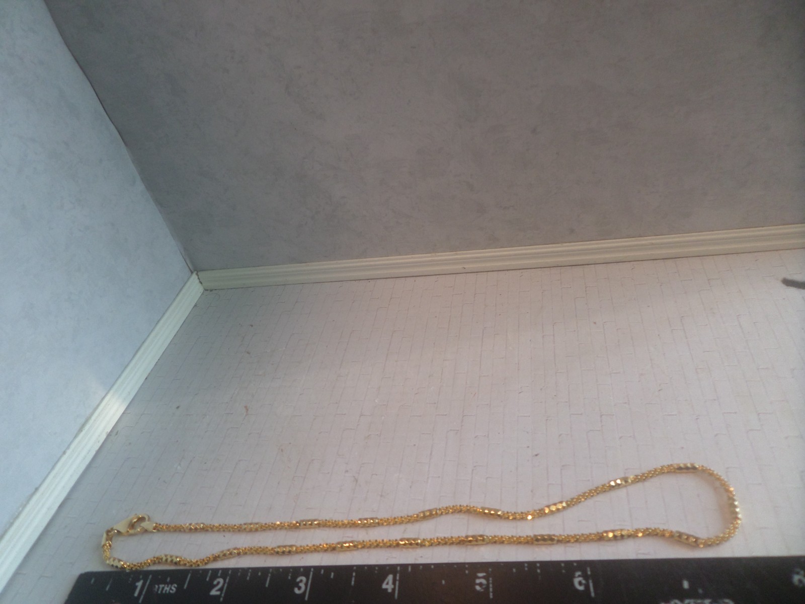 BRONZE MILOR GOLD TONE CHAIN NECKLACE